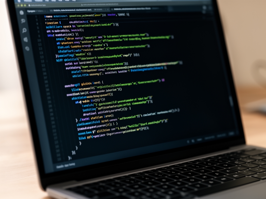 Экран ноутбука с кодом Python для машинного обучения с использованием библиотеки scikit-learn, показанный крупным планом